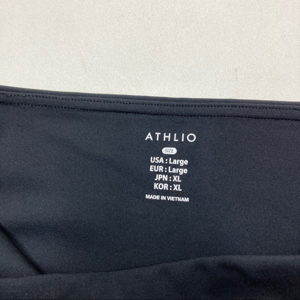 Athlio Black Athletic Yoga Leggings Size L - Picture 5 of 6